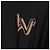 Louis Vuitton Vestido Mini de Algodón con Logo de Cristal LV para Mujeres Negro - vista 6