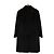 Miu Miu Schwarzer Cashmere-Velours-Mantel mit Einreiher für Herren - Ansicht 4