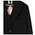 Miu Miu Schwarzer Cashmere-Velours-Mantel mit Einreiher für Herren - Ansicht 6