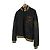 Prada Giacca Bomber Varsity in Re-Nylon con Patch Logo da Uomo Nera Nero - vista 2