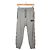 Burberry Kids Side Check Rubber Patch Training Sweat Pants Grey Brown - view 3
