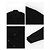 Balenciaga Oversized Jeansjacke Schwarz - Ansicht 10