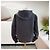 Burberry Felpa con cappuccio CLAREDON MELANGE CARBONE Nero - vista 10