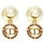 Dior Pendientes de perlas
