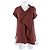 Blusa de seda de manga curta Hermès Marrom