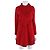 Vestido de cashmere Chanel Vermelho
