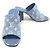 Pantofole in denim Louis Vuitton Blu
