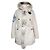 Philipp Plein Herren-Canvas-Mantel mit Fuchs-Futter Braun