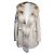 Philipp Plein Herren-Canvas-Mantel mit Fuchs-Futter Braun - Ansicht 2