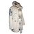 Philipp Plein Herren-Canvas-Mantel mit Fuchs-Futter Braun - Ansicht 4