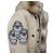Philipp Plein Herren-Canvas-Mantel mit Fuchs-Futter Braun - Ansicht 6