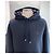 Burberry Felpa con cappuccio da uomo in cotone blu navy - vista 2