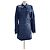 Mezzo trench Harbourne blu navy di Burberry