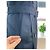 Mezzo trench Harbourne blu navy di Burberry - vista 16