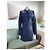Mezzo trench Harbourne blu navy di Burberry - vista 5