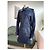 Mezzo trench Harbourne blu navy di Burberry - vista 7
