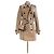 Burberry Abrigo Trench Mujer Harbourne Honey Castaño