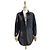 Burberry Camicia Donna Check Point LAPWING Nera in Cotone Nero