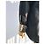 Burberry Camicia Donna Check Point LAPWING Nera in Cotone Nero - vista 10
