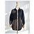 Burberry Camicia Donna Check Point LAPWING Nera in Cotone Nero - vista 11