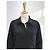 Burberry Camicia Donna Check Point LAPWING Nera in Cotone Nero - vista 7