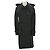 Burberry Trenchcoat aus Polyester Schwarz mit Kapuze Regenmantel