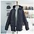 Burberry Giacca a vento con cappuccio da donna Winchester in nylon blu navy - vista 16