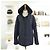 Burberry Giacca a vento con cappuccio da donna Winchester in nylon blu navy - vista 2