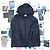 Burberry Giacca a vento con cappuccio da donna Winchester in nylon blu navy - vista 24