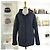 Burberry Giacca a vento con cappuccio da donna Winchester in nylon blu navy - vista 4