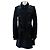 Burberry Trench coat a quadri da donna Harbourne Nero