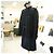 Burberry Abrigo Trench Largo HARBOURNE NEGRO - vista 3