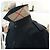 Burberry Abrigo Trench Largo HARBOURNE NEGRO - vista 5