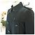 Burberry Abrigo Trench Largo HARBOURNE NEGRO - vista 9