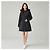 Burberry Damen Kapuzenjacke Portobello Schwarz Polyester - Ansicht 2