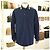 Gucci Camicia Polo PK a maniche lunghe in cotone blu navy per uomo - vista 3