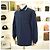 Gucci Camicia Polo PK a maniche lunghe in cotone blu navy per uomo - vista 4