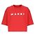 Marni Boxy T-Shirt mit Logo-Detail Rot - Ansicht 4