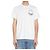 Moncler Baumwoll-T-Shirt mit Logo-Druck Weiß