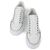 Alexander Mcqueen Sneakers Oversized Bianco - vista 4