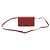 Borsa a tracolla in pelle Microguccissima con logo GG rosso
