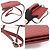 Borsa a tracolla in pelle Microguccissima con logo GG rosso - vista 5