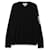 Thom Browne Gestreifter Rundhals-Pullover aus Wolle Schwarz - Ansicht 4