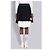 Thom Browne Gonna mini plissettata a righe universitarie - vista 4