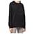 Langarm-Sweatshirt mit Moncler-Logo-Patch Schwarz  - Ansicht 7