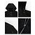 Prada Giacca a vento in nylon con cappuccio e logo Nero - vista 12