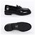 Prada Mocasín cepillado con logo triangular Negro - vista 10