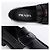 Prada Mocasín cepillado con logo triangular Negro - vista 11