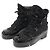 Chanel Stivali da neve con lacci da donna in nylon lucido nero con piattaforma - vista 3
