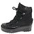 Chanel Stivali da neve con lacci da donna in nylon lucido nero con piattaforma - vista 4